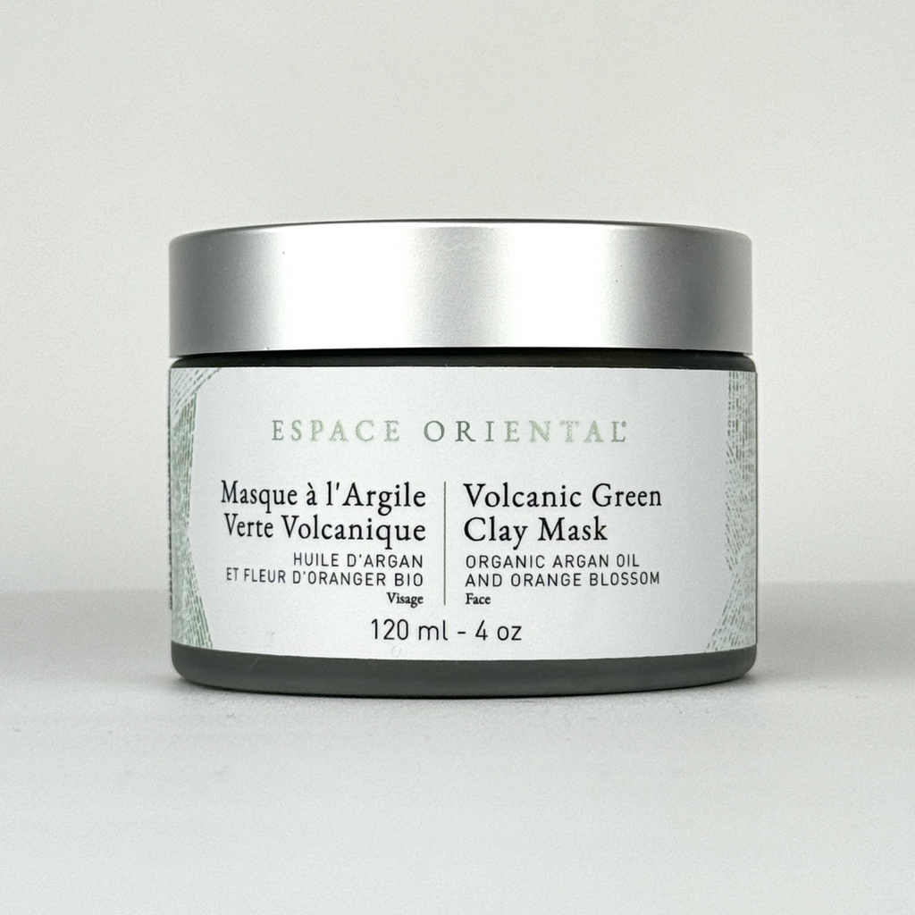 Masque à l'argile verte volcanique