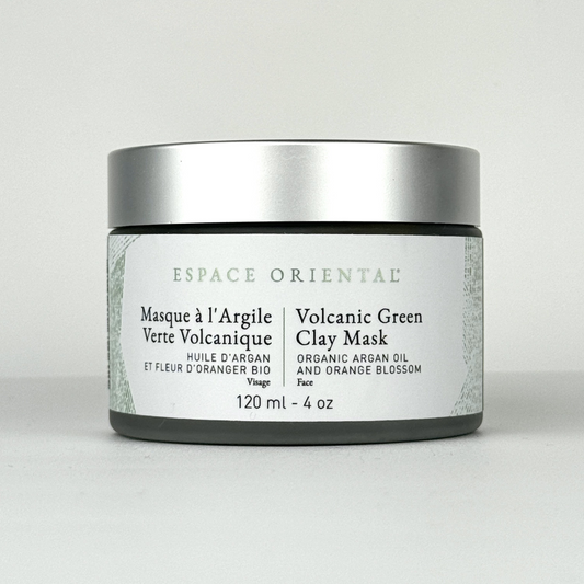 Masque à l'argile verte volcanique