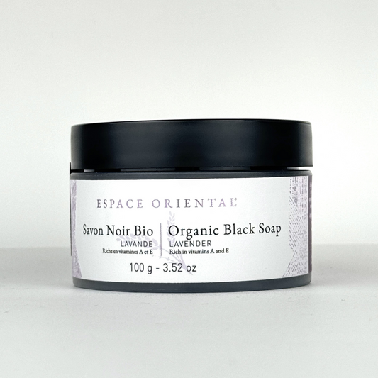 Organic Black Soap with Lavender