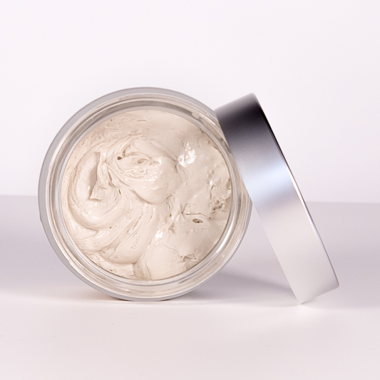 White kaolin clay mask