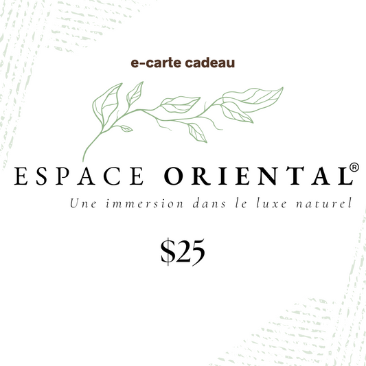 Carte cadeau Espace Oriental