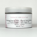 Rose and Earth scrub with argan oil